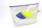 Preview: Segeltuchtasche mit blaugelbem Fisch